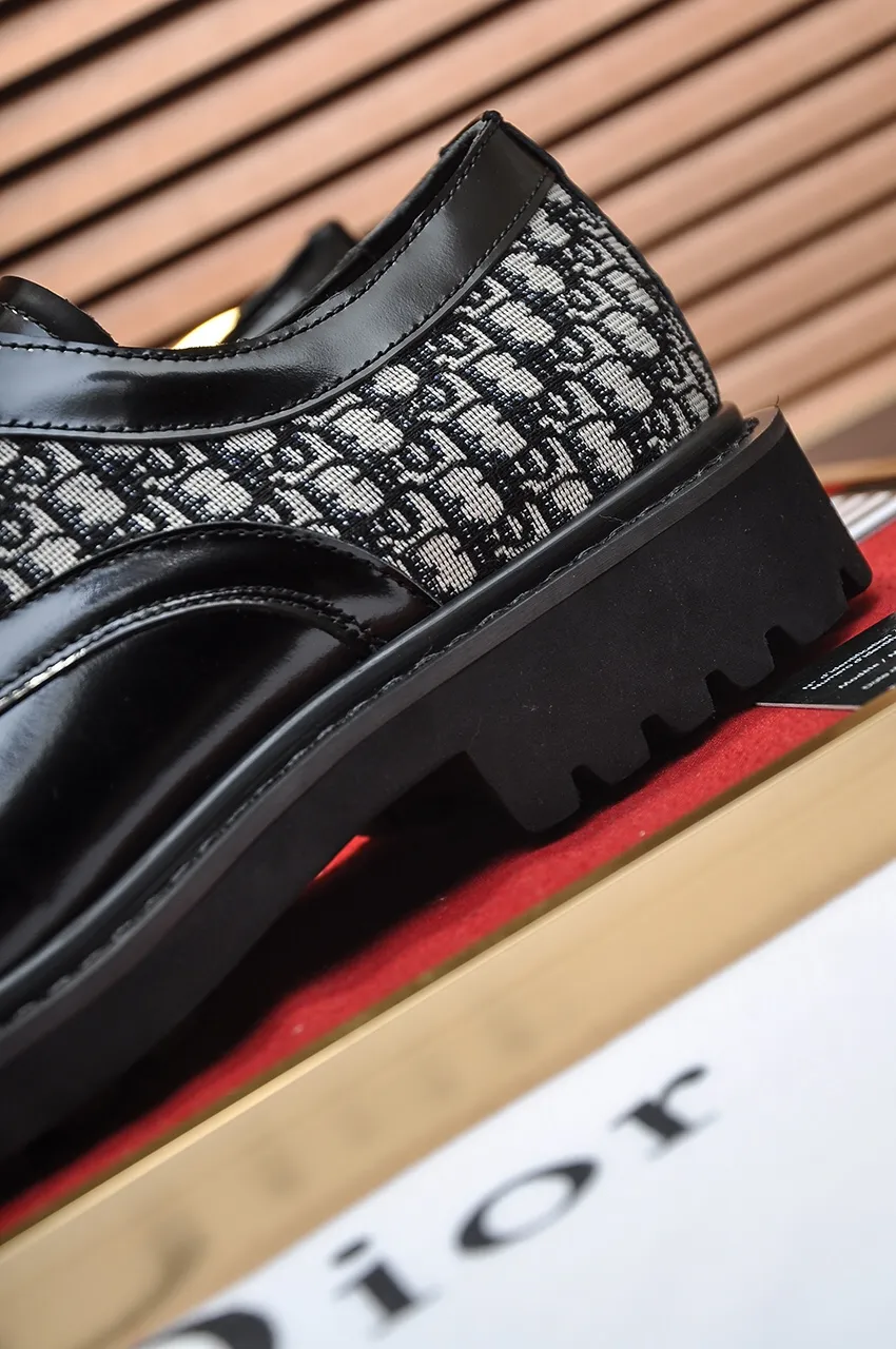 Men's shoes 💰680💶[Dior] (water-dyed cowhide lining) Dior original 1:1 high-quality factory, imported original materials, imported raw cowhide, water-dyed cowhide lining, original TPU outsole, code number: 39-44 (38.45 custom-made)